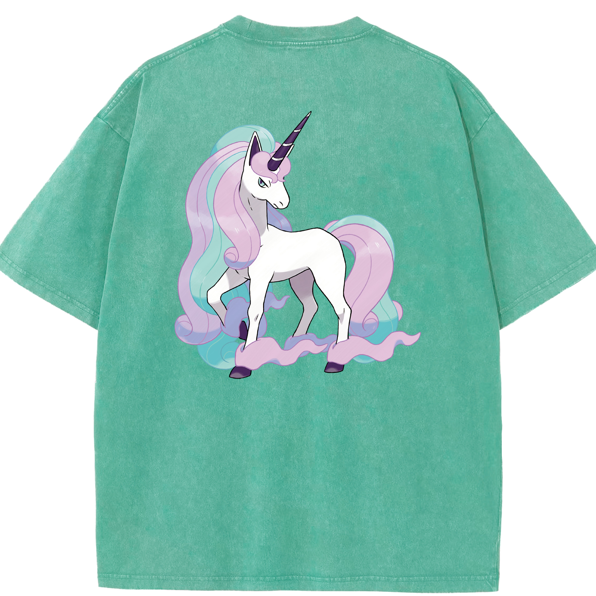 （画像用） ポケットモンスター Pokémon 綿100% ヴィンテージ風 半袖Tシャツ（背面プリント）